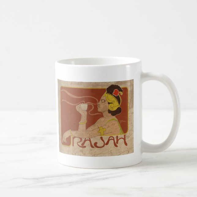 Taza De Café Vintage Rajah (Derecha)