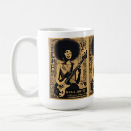 Taza De Café Vintage Retro Esperanza Spaling Jazz Battend Love