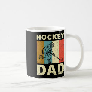 Taza De Café Vintage Retro Hockey Papá Día del Padre