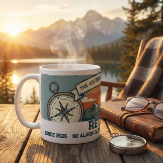 Taza De Café Vintage Retro Retirement Adventure