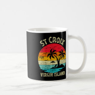 Taza De Café Vintage Retro Virgin Island St. Cr