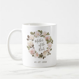 Taza De Café Vintage Rosas franceses madre de la novia Mug