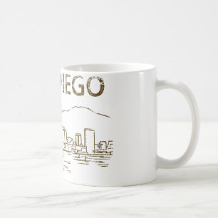 Taza De Café Vintage San Diego