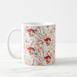 Taza de café Vintage Santa