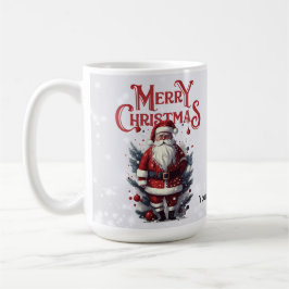 Taza De Café Vintage Santa Claus