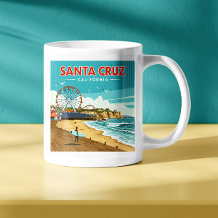 Taza De Café Vintage Santa Cruz California