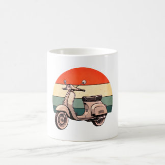 Taza De Café Vintage, Scooter, Roller, Mofa, Töffli, Retro