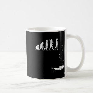Taza De Café Vintage Scuba Diving Evolution Funny Diver Gift Di