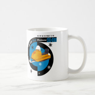 Taza De Café Vintage Skidoo Snowmobile Coffee Mug