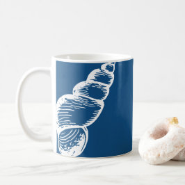 Taza De Café Vintage Spiral Sea Shell Mug