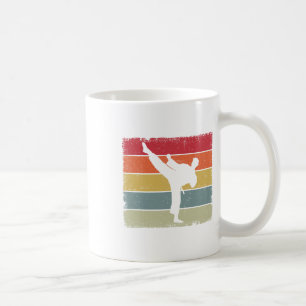 Taza De Café Vintage Taekwondo Karate Chicas amantes de las art