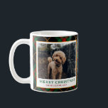 Taza De Café Vintage Tartan Plaid Photo Merry Christmas<br><div class="desc">Comparte la alegría de las vacaciones con el café Vintage Tartan Plaid Photo Merry Christmas Coffee Mug. Esta encantadora taza presenta un clásico diseño de enlucido de gingham con un lugar para una foto preciada, mezclando estilo nostálgico con un toque personal. Perfecto para tomar bebidas calientes en las mañanas de...</div>