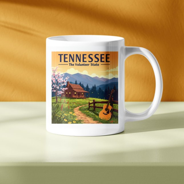 Taza De Café Vintage Tennessee (Subido por el creador)