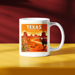 Taza De Café Vintage Texas