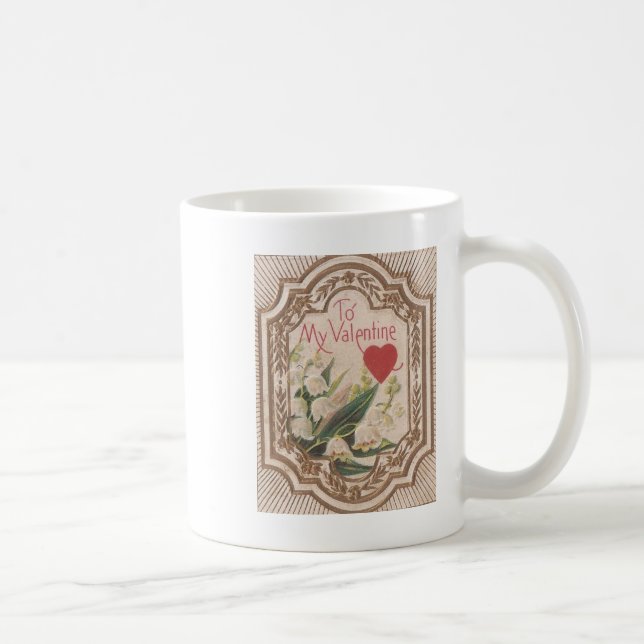 Taza De Café Vintage Valentine (Derecha)