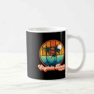 Taza De Café Vintage Virginia Beach Virginia Summer 90s Beach S