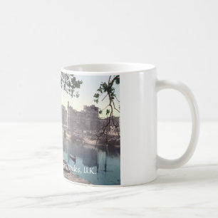 Taza De Café Vintage Wales mug, Castillo Carnarvon 1905