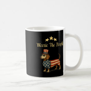 Taza De Café Vintage Weenie El Pueblo - Perrito Dackel Divertid