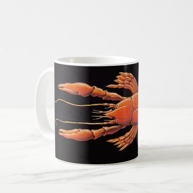 Taza De Café Vintage Wild Lobster (Anverso izquierdo)