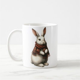 Taza De Café Vintage Winter Rabbit