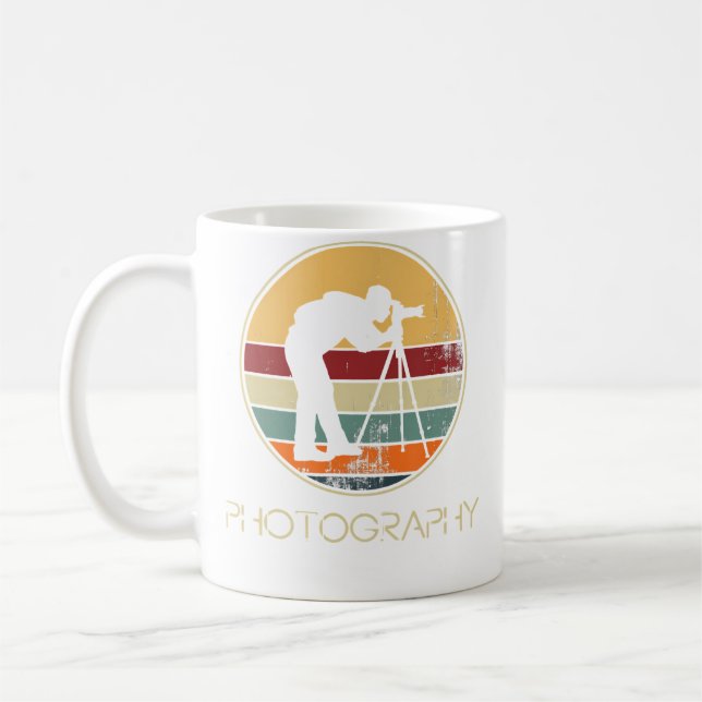 Taza De Café Vintge Photography Photographer (Izquierda)
