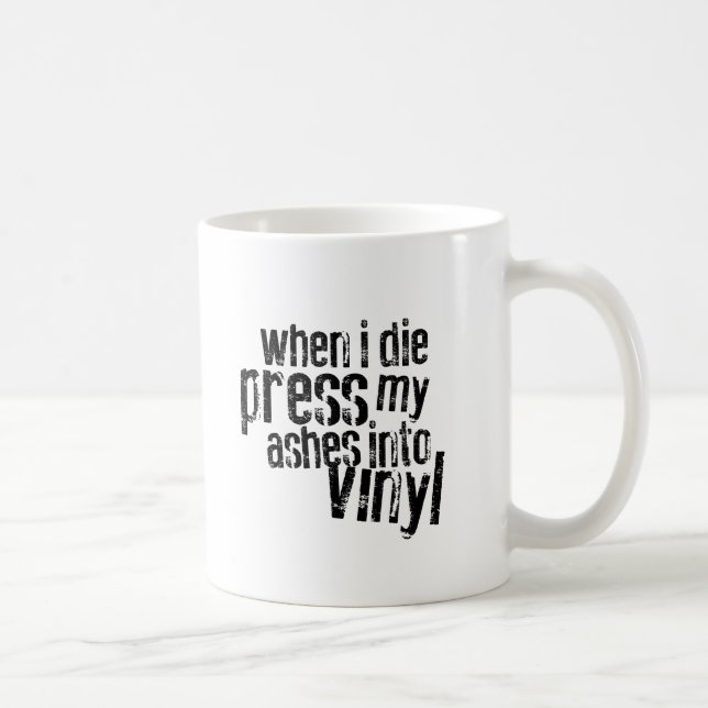 Taza De Café Vinyl Cita Mug (Derecha)