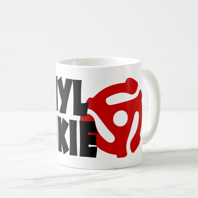 Taza De Café Vinyl Junkie (Anverso derecho)