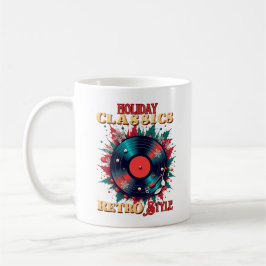 Taza De Café Vinyl retro