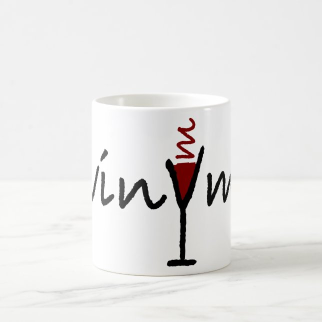 Taza De Café Vinym Text Mug (Centro)