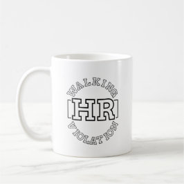 Taza De Café Violación de derechos humanos en marcha