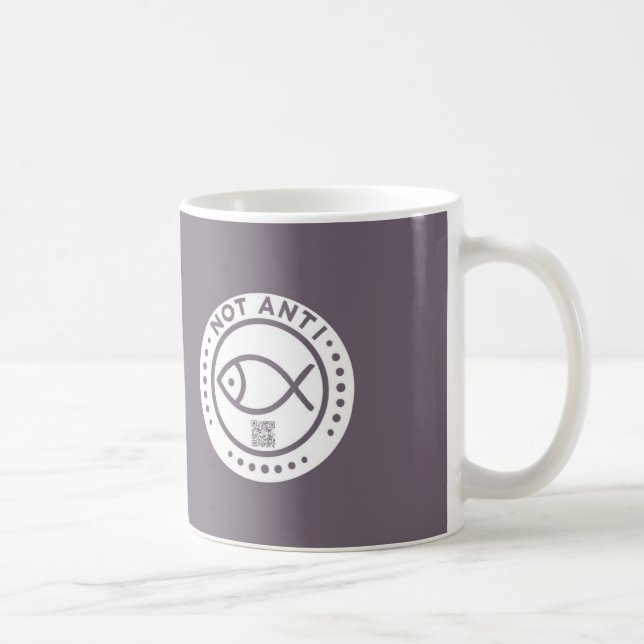 Taza De Café Violet Not Anti Fish Mug (Derecha)