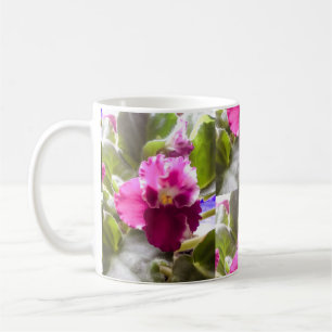 Taza De Café Violeta africana púrpura