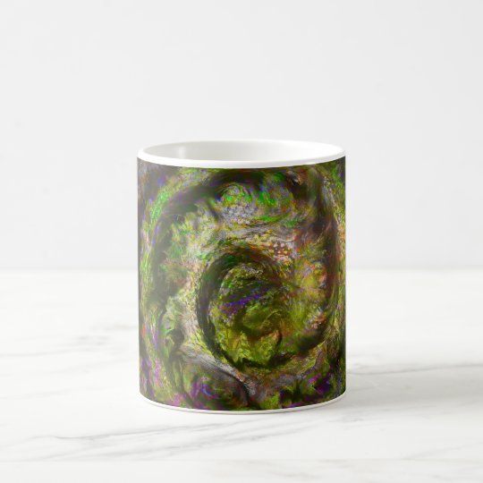 Taza De Café Violeta de la nebulosa del cerebro
