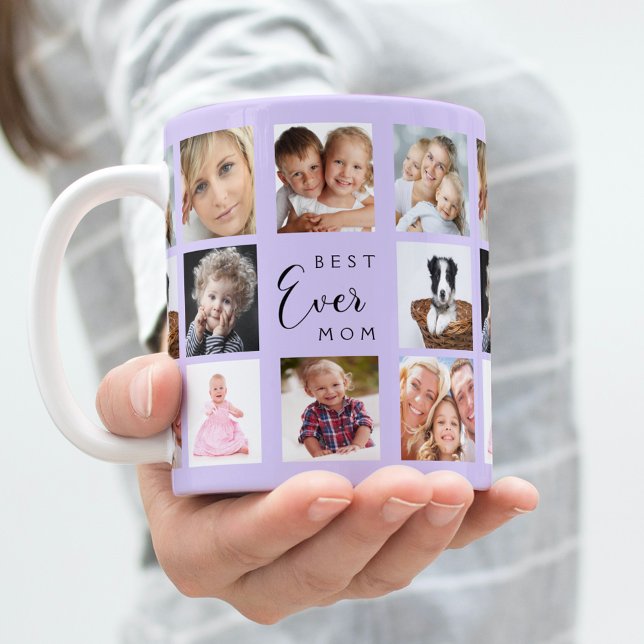 Taza De Café Violeta de lavanda colectora de fotos de madre (Subido por el creador)