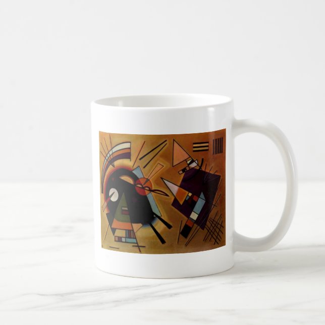 Taza De Café Violeta negra de Kandinsky (Derecha)
