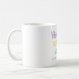 Taza De Café Violets Whisper Calm - Impresión de arte floral bi