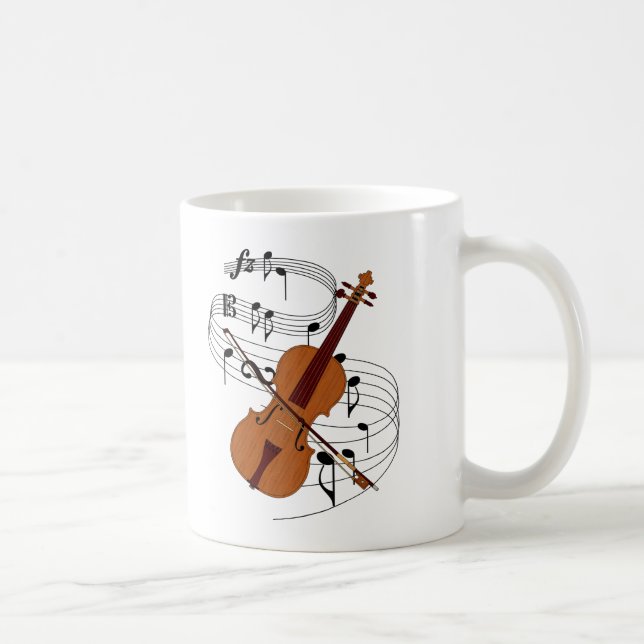 Taza De Café Violín (Derecha)