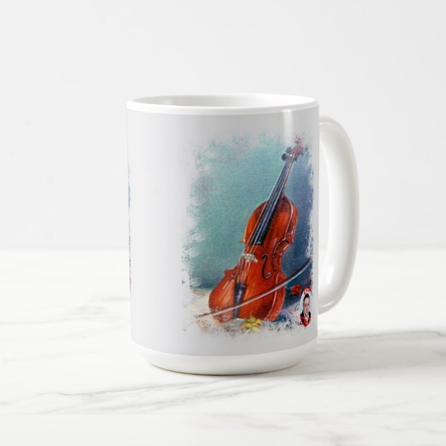 Taza De Café Violín (Anverso derecho)