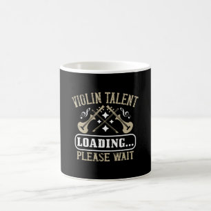 Taza De Café Violin - Carga de Talento de Violín