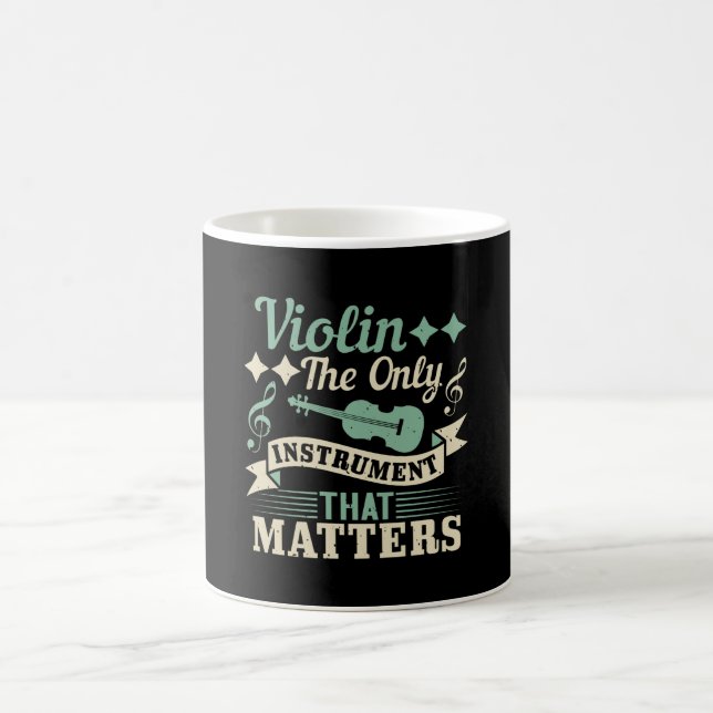Taza De Café Violín El único instrumento que importa (Centro)