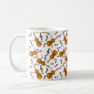 Taza De Café Violin Music Notes