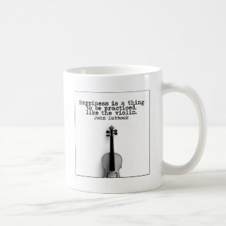 Taza De Café Violín y felicidad