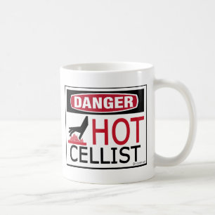 Taza De Café Violoncelista caliente