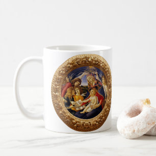 Taza De Café Virgen del Magnificat de Sandro Botticelli