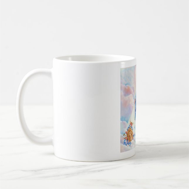 Taza De Café Virgen Medalla Milagrosa (Izquierda)