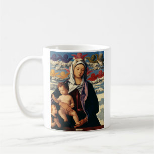 Taza De Café Virgen y Niño de Bellini Alta Fidelidad Arte Refin
