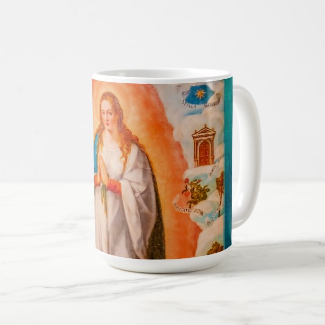 Taza De Café Virgin Mary Vintage (Anverso derecho)