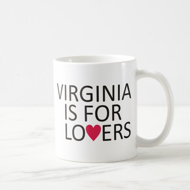 Taza De Café Virginia está para los amantes (Derecha)