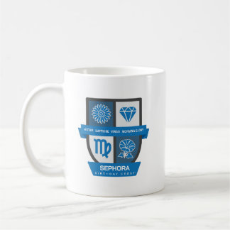 Taza De Café Virgo Birthday Crest™ for September 1-22 Mug