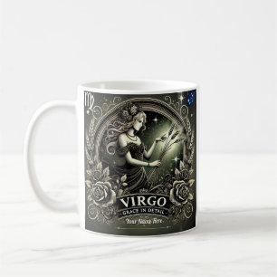 Taza De Café Virgo "Grace in Detail" Zodiac Mug